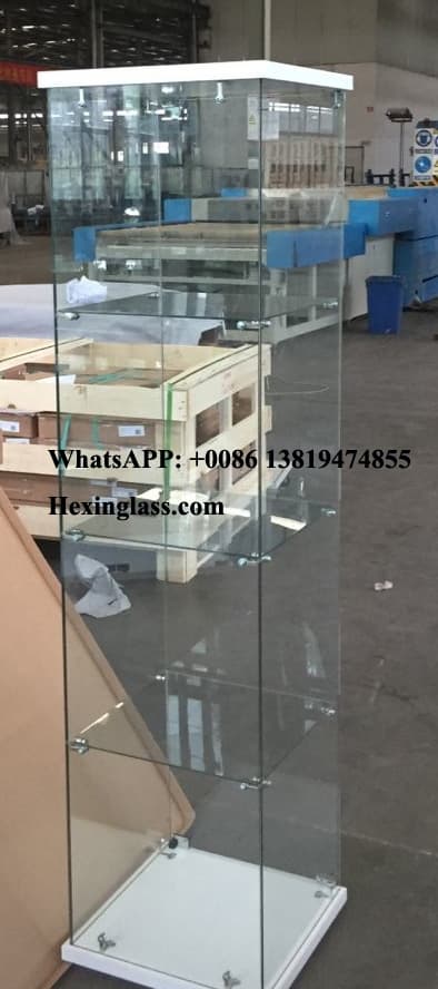 full vision of glass cabinet_ full visiton of glass showcase